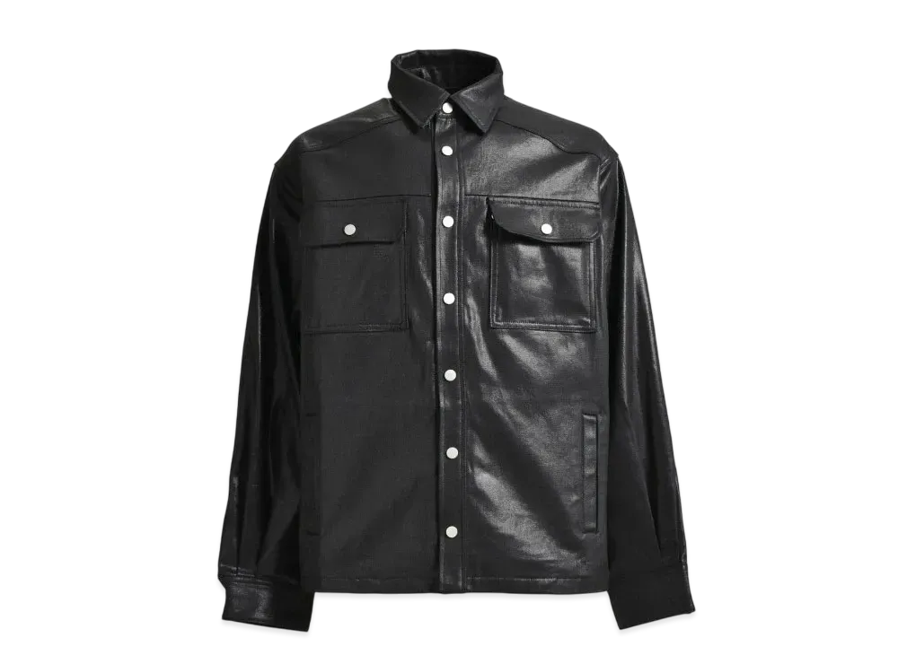 BREATH Coating Shirt Jacket "Black"