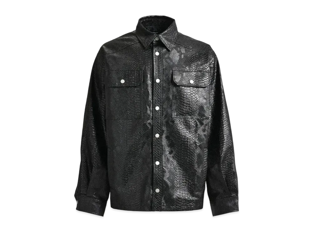 BREATH Newrich Check Shirt Jacket "Crocodile"
