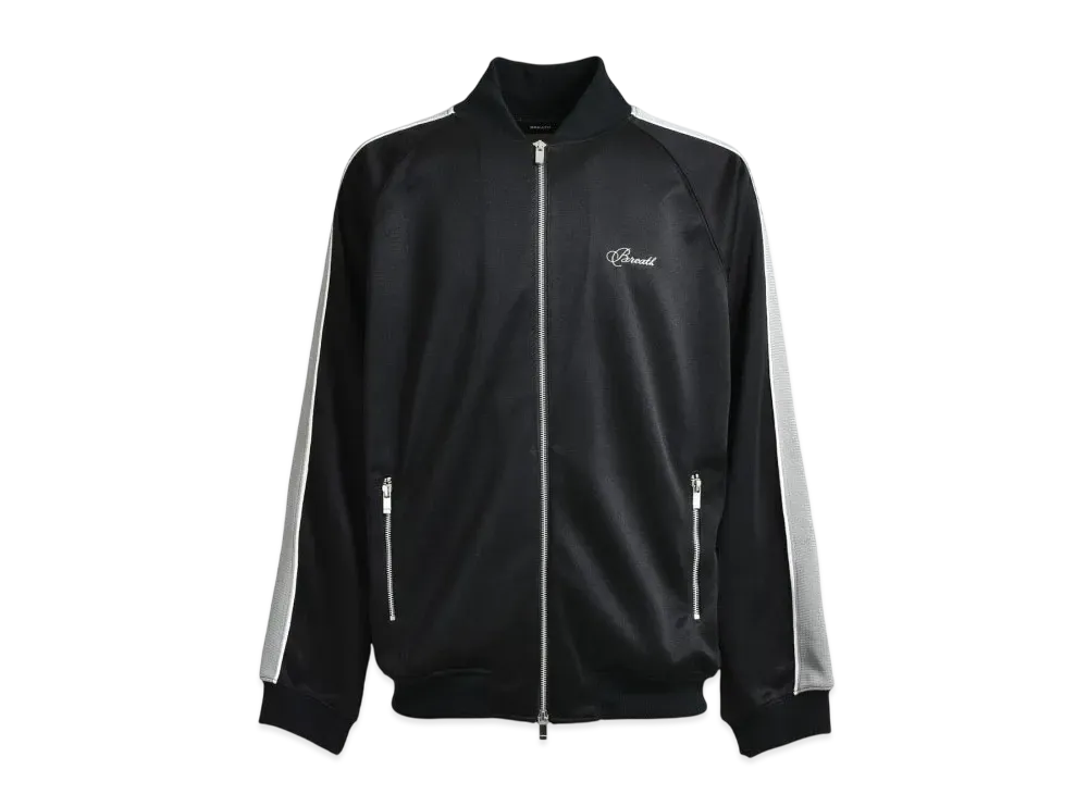 BREATH Script Logo Line Track Jersey "Black"