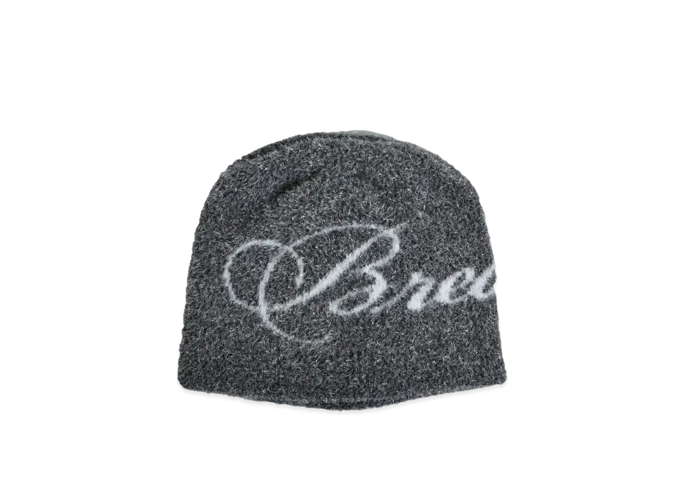 BREATH Glitter Mohair Skull Cap "Black"