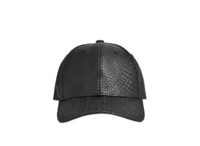 BREATH Faux Leather Cap "Crocodile"