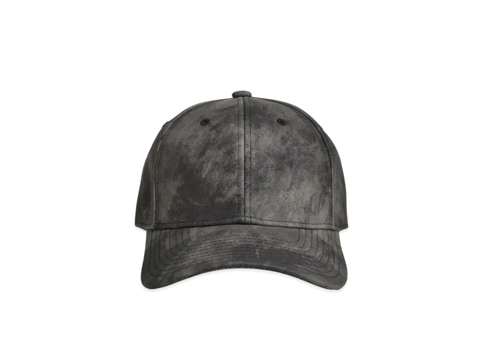 BREATH Faux Leather Cap "Black"