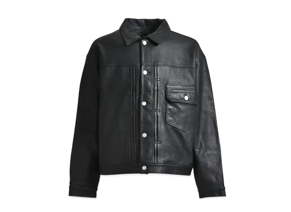 BREATH Newrich Leather 1st Jacket "Black"