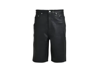 BREATH Newrich Leather Shorts "Black"