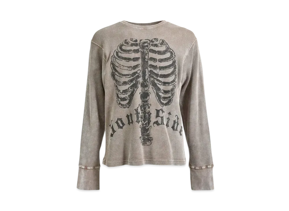 BREATH Natural Born Waffle LS Tee "Dust"