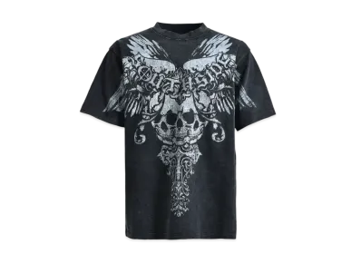 BREATH Skull Wing Logo Tee "Black"