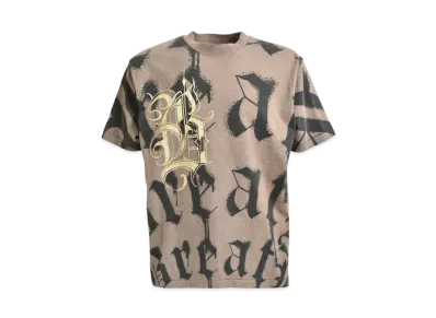 BREATH Suicide Black Letterd Logo Tee "Dust"