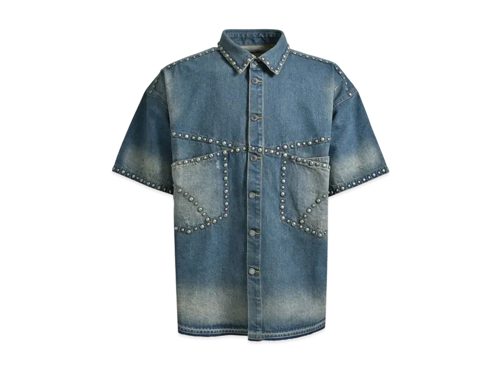 BREATH Suicide Studs Denim Shirt "Indigo"