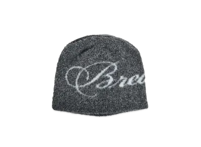BREATH Glitter Mohair Skull Cap "Silver"