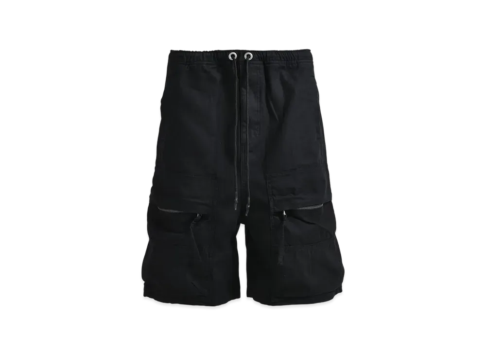 BREATH Newrich Big Cargo Shorts "CottonBlack"