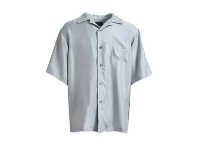 BREATH Script Logo Line Shirt "Gray"