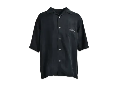 BREATH Script Logo Line Shirt "Black"