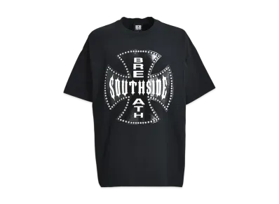 BREATH Southside Cross Logo Tee "BlackBlack"