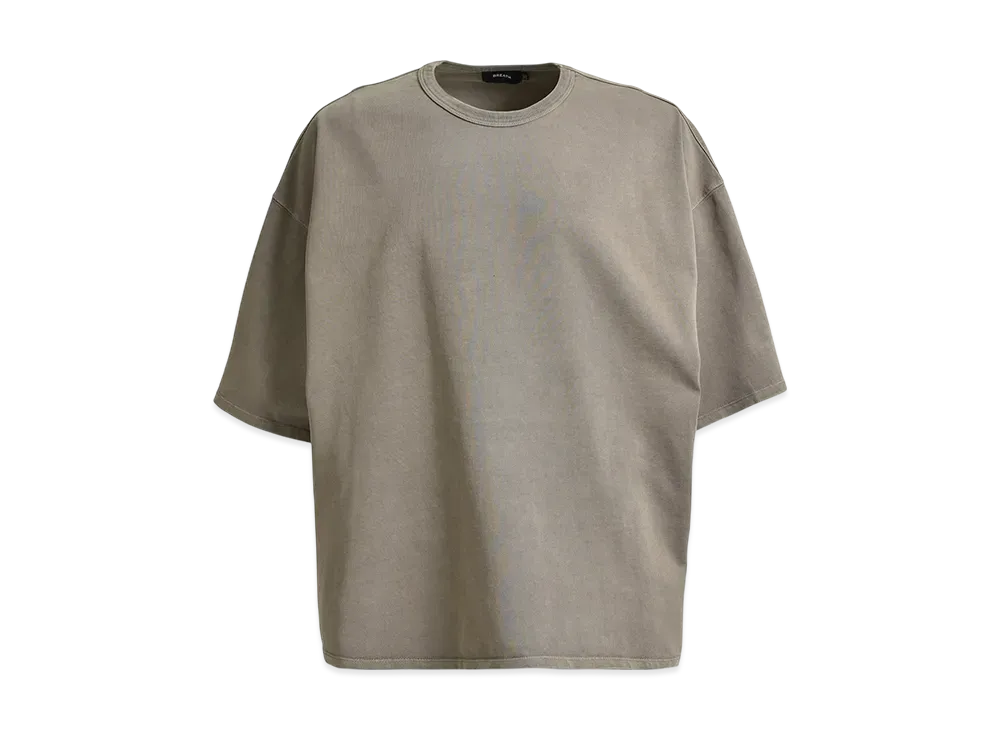 BREATH Newrich Wide Cropped Tee "Dust"