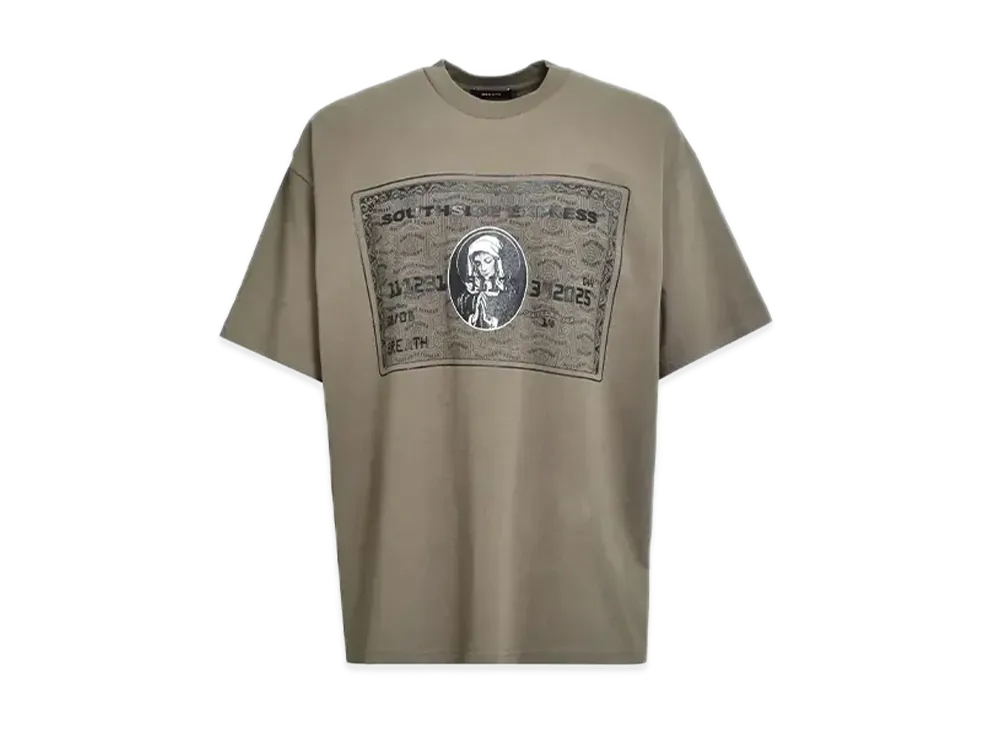 BREATH Black Card Tee "Brown"