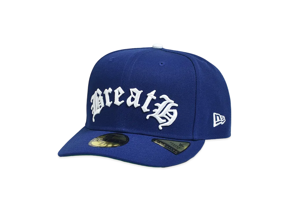 BREATH x NEW ERA Old English Logo 59Fifty "Royal"