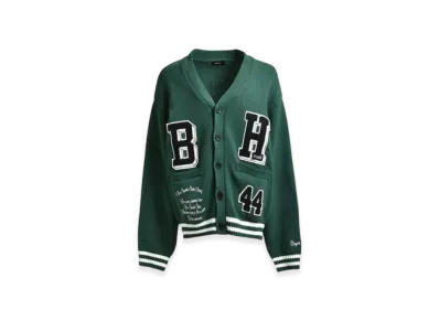 BREATH Bh Patch Knit Cardigan "Green"