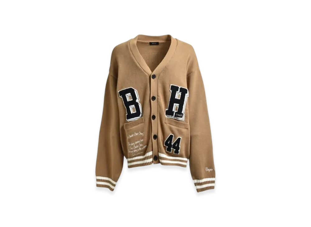 BREATH Bh Patch Knit Cardigan "Beige"