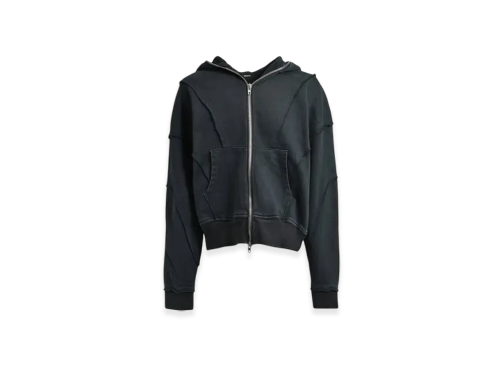 BREATH Fade Zip Up Hoodie "Black"