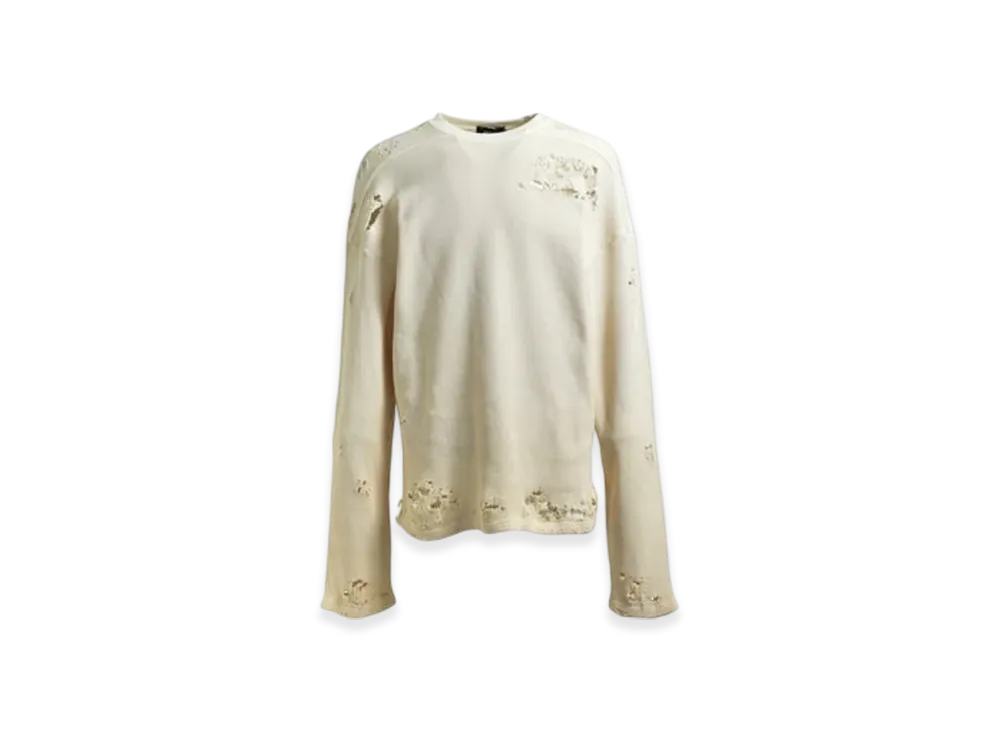 BREATH Fade Damage Ls Tee "Beige"