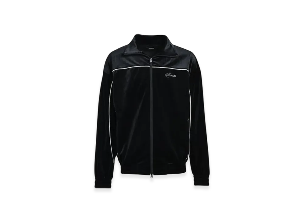 BREATH Script Logo Piping Velour Jacket "Black"