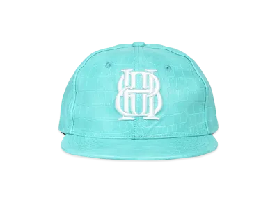 BREATH BH Logo Faux Crocodile Cap "Turquoise"