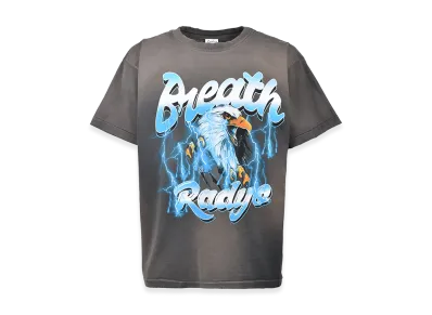 BREATH x Rad Yo! Eagle Vintage Washed Tee "Black"