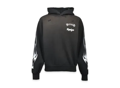 BREATH x Rad Yo! Flaming Eagle Hoodie "Black"