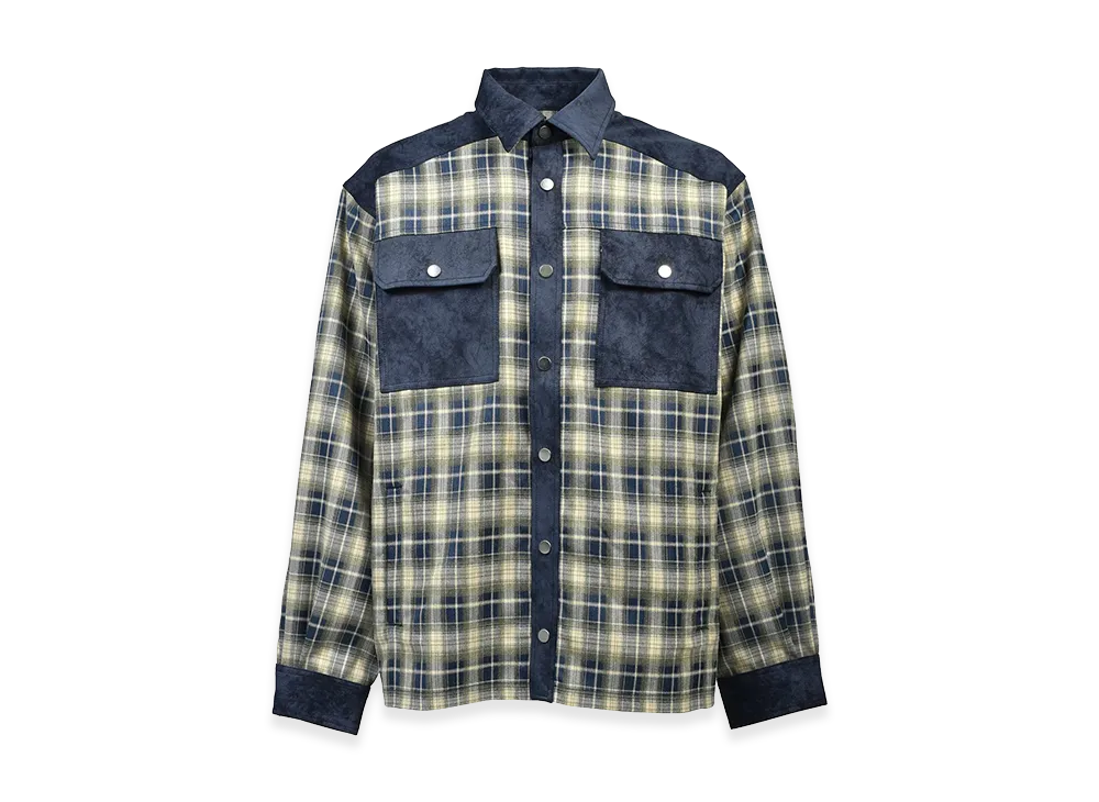BREATH New Rich Check Shirt "Navy"
