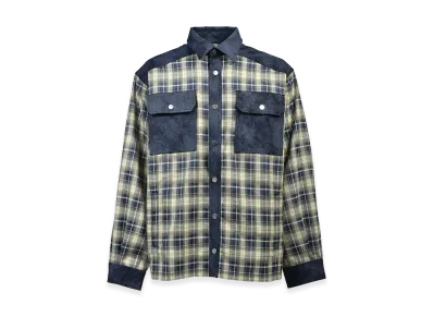 BREATH New Rich Check Shirt "Navy"