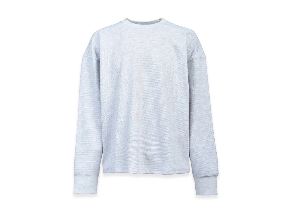 BREATH New Rich Waffle LS Tee Type-2 "Grey"
