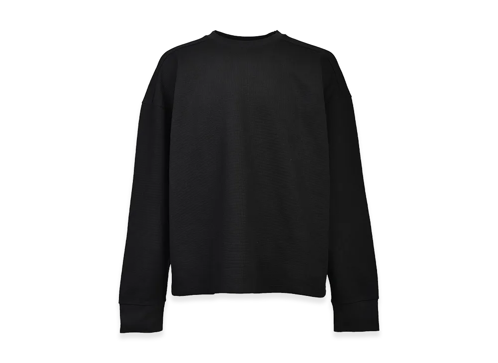 BREATH New Rich Waffle LS Tee Type-2 "Black"