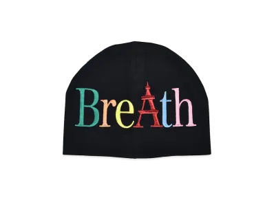 BREATH Rainbow Logo Skull Cap "Black"