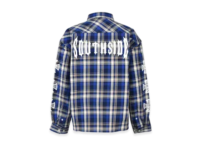 BREATH Southside Cross Check Shirt "Blue"