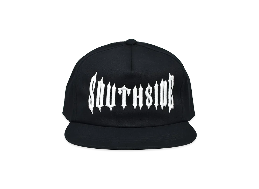 BREATH Southside Cross 5 Panel Cap "Black"