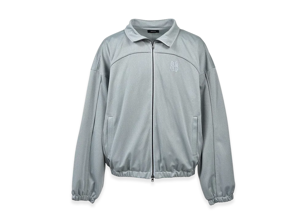 BREATH BH Logo Mesh Track Jacket "Grey"
