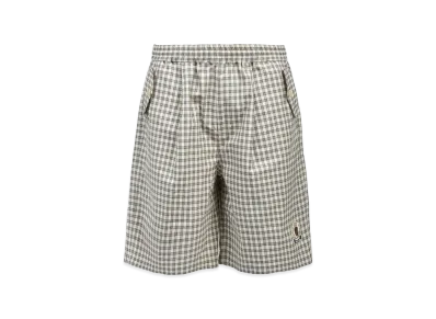 BREATH Emblem Logo Check Shorts "Beige"