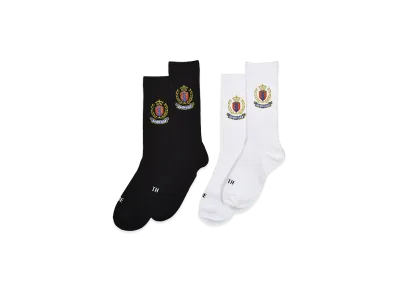 BREATH Emblem Logo Socks 2Pack "Black/White"