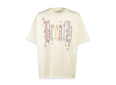 BREATH Rhinestone Tee "White"