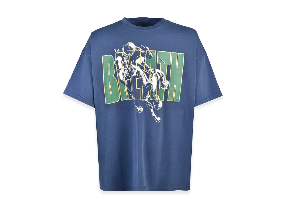 BREATH Horse Tee "Navy"