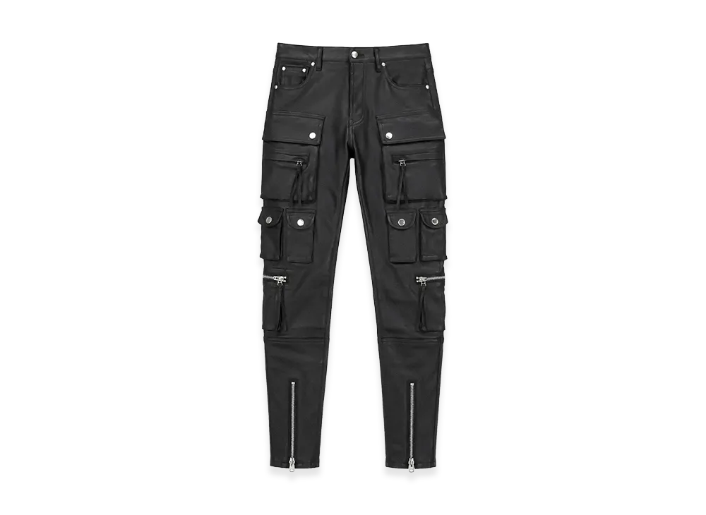 BREATH Coating Slim Cargo Pants "Black"