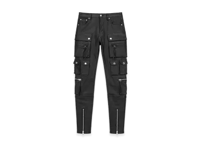 BREATH Coating Slim Cargo Pants "Black"