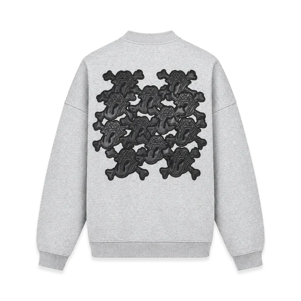 BREATH Grill & Tan & Bone Patch Crew Sweat "Gray"