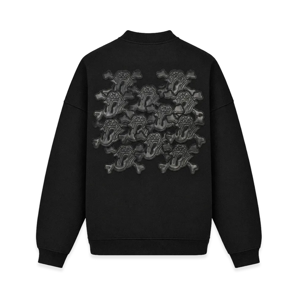 BREATH Grill & Tan & Bone Patch Crew Sweat "Black"