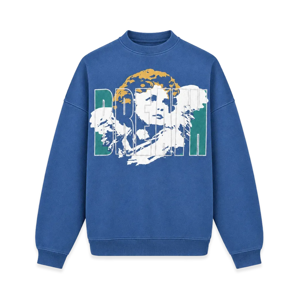 BREATH OG Angel Crew Sweat "Navy"