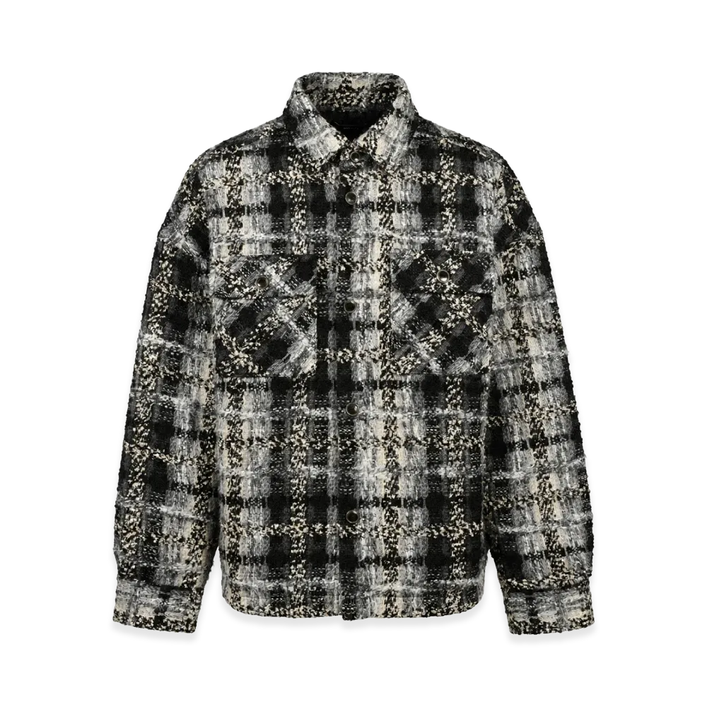 BREATH Tweed Shirt Jacket "Black"