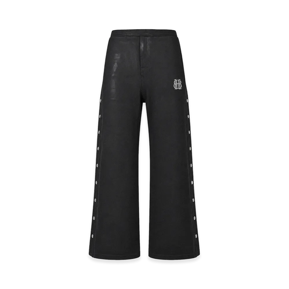 BREATH BH Coating Side Snap Pants "Black"