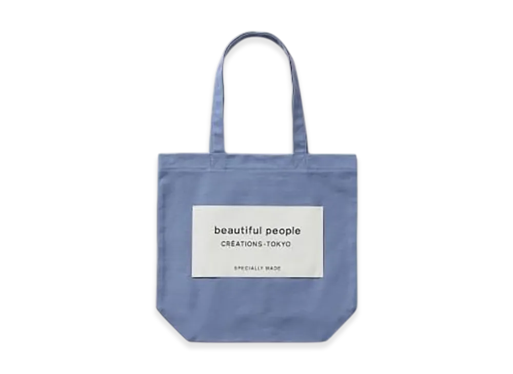beautiful people BP Big Name Tote SDGs "Blue"
