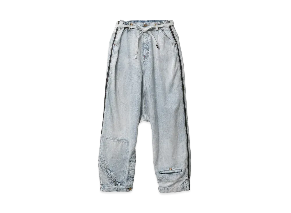 beautiful people x Lee Double-end Denim 91-B/logger Pants "Bleach"