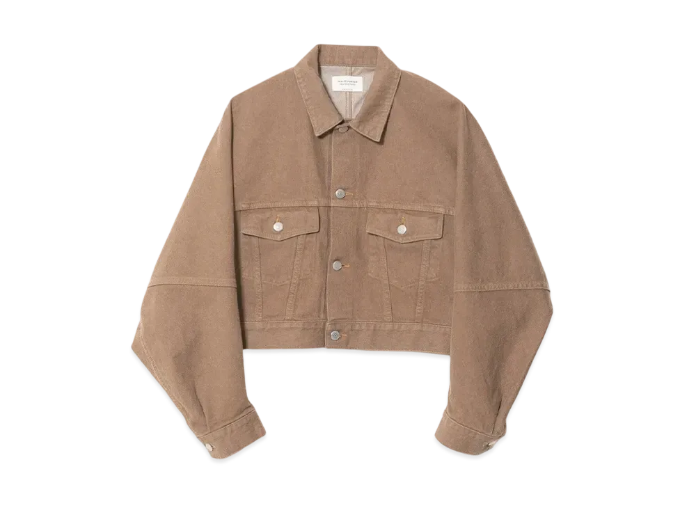 beautiful people Organic FOXbrown Denim Short Blouson "FoxBrown"